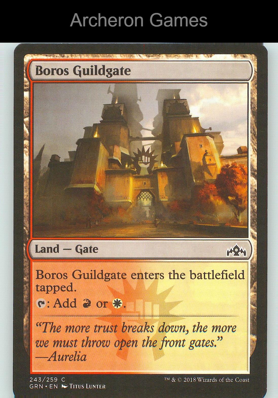 Boros Guildgate (243) GRN 243 C MTG Card NM/EX+