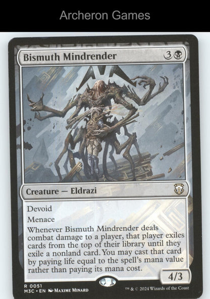 Bismuth Mindrender 51 R MTG Card Commander: Modern Horizons 3