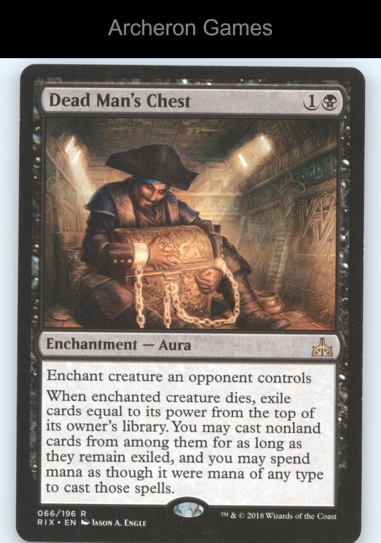 Dead Man's Chest 66 R MTG Card Rivals of Ixalan