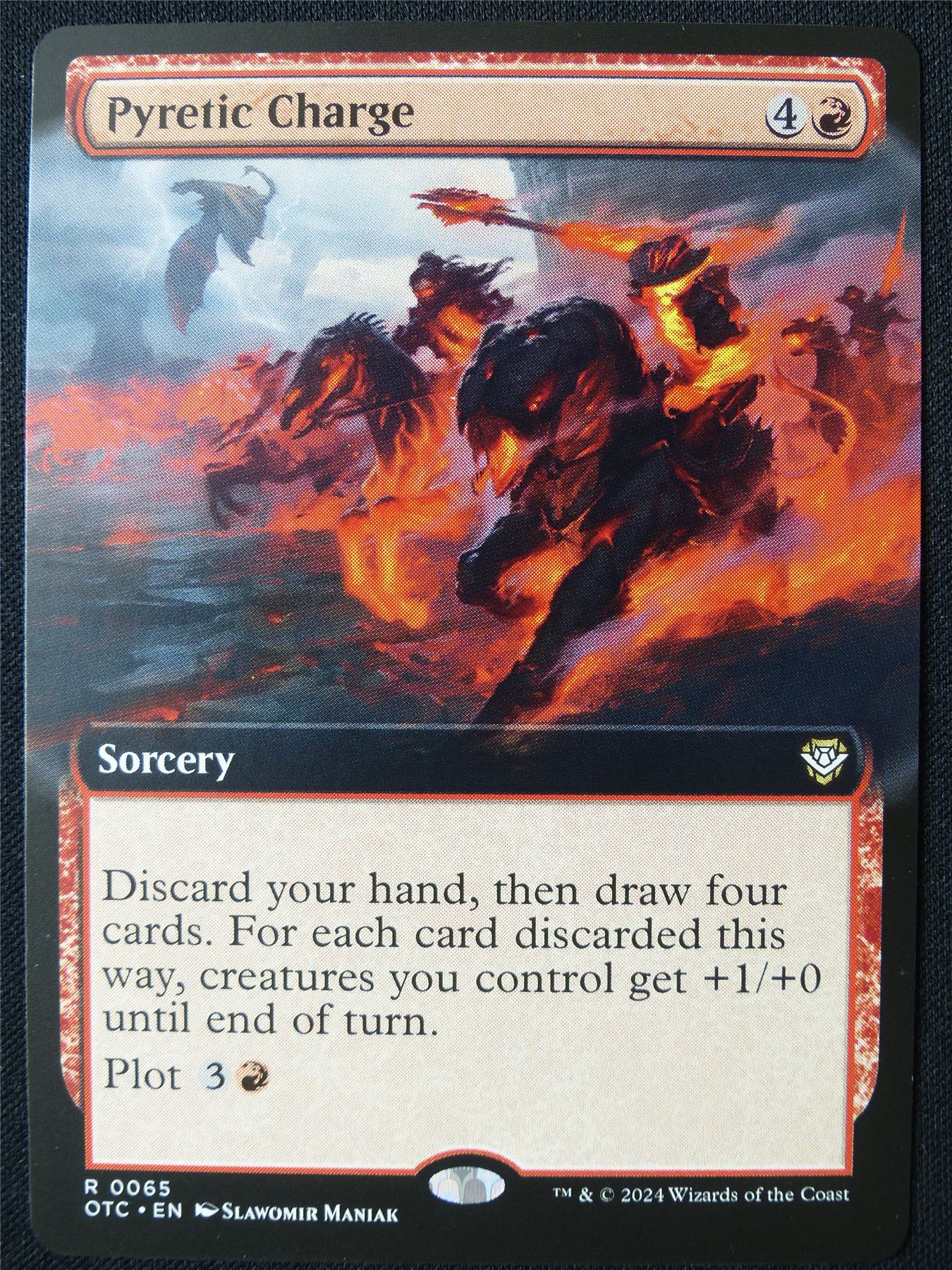 Pyretic Charge Extended Art - OTC - Mtg Card #1EW