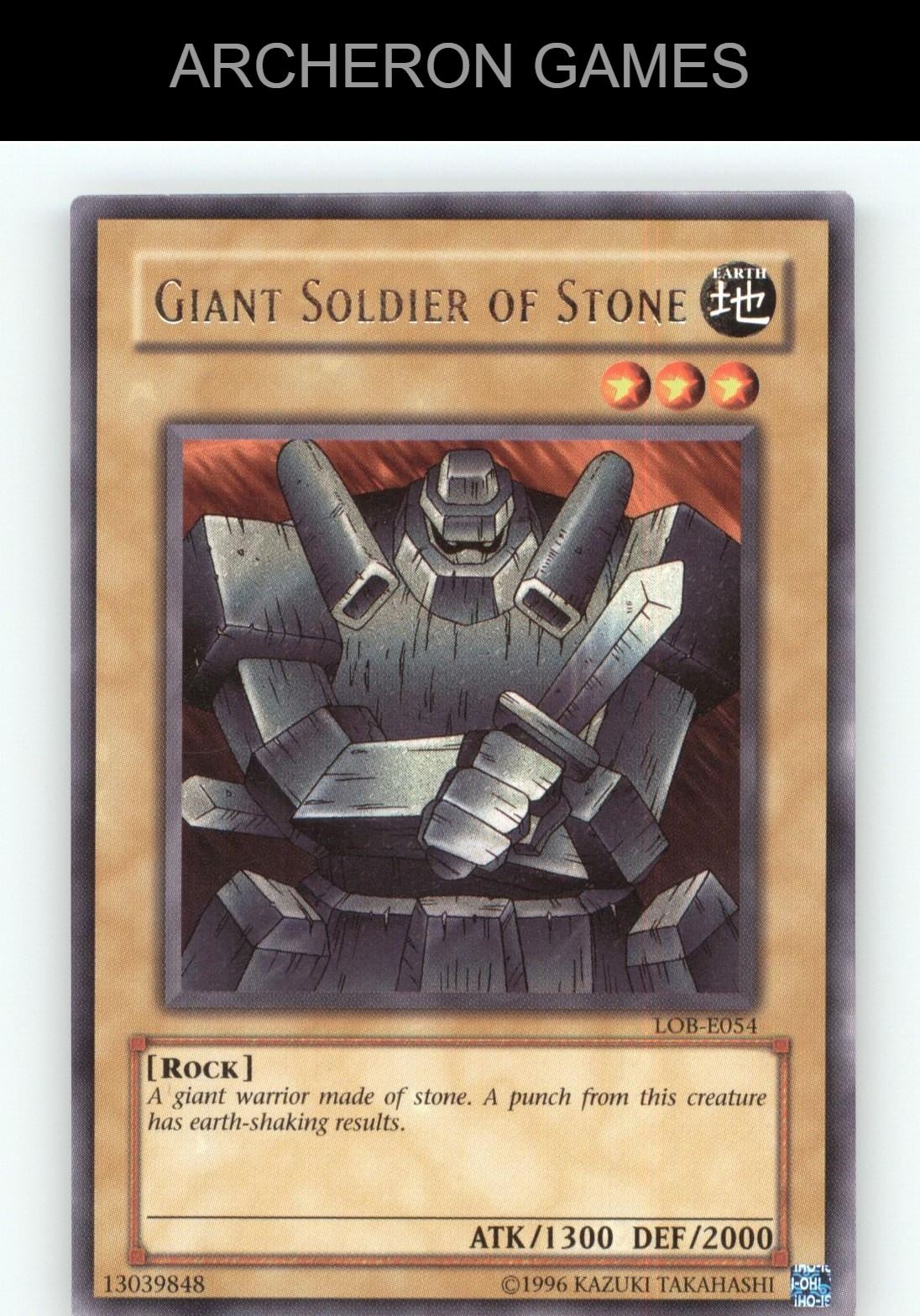 Giant Soldier of Stone R YUGIOH Card