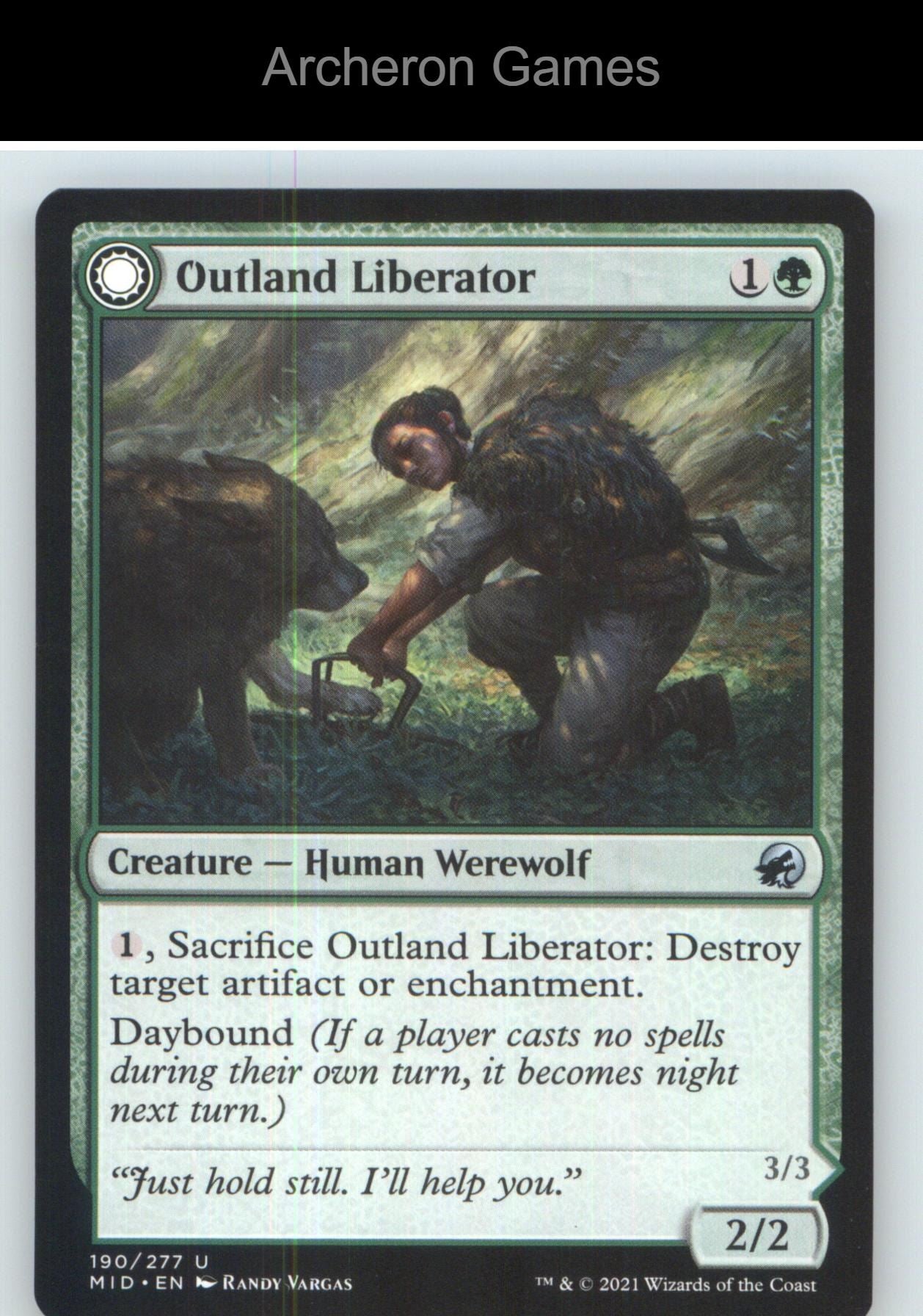 Outland Liberator MID 190 UC MTG Card NM/EX+