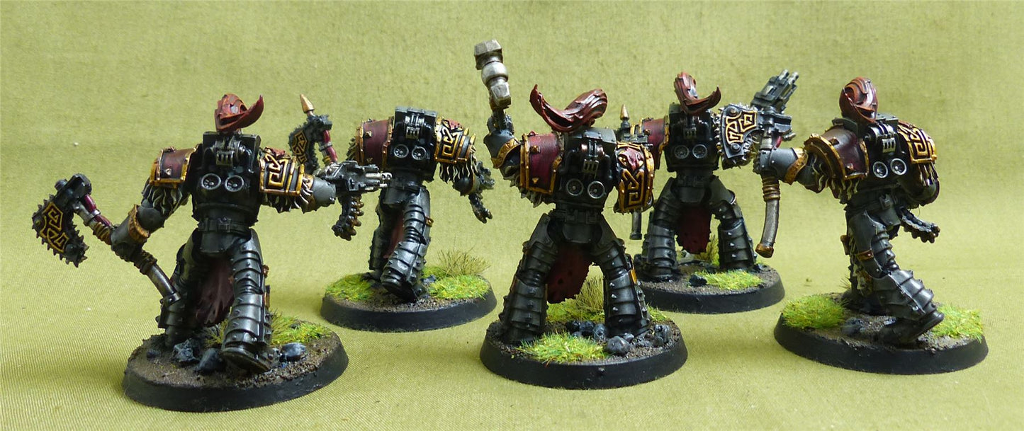 Forge World Varagyr Terminators painted - Space Wolves - Warhammer Horus Heresy #4XE