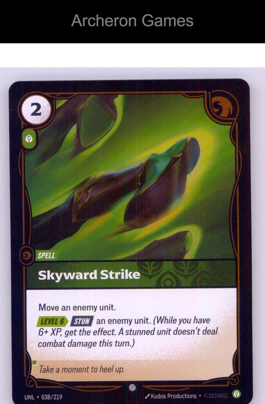 Skyward Strike UNL 038/219 C Unleashed Riftbound Card