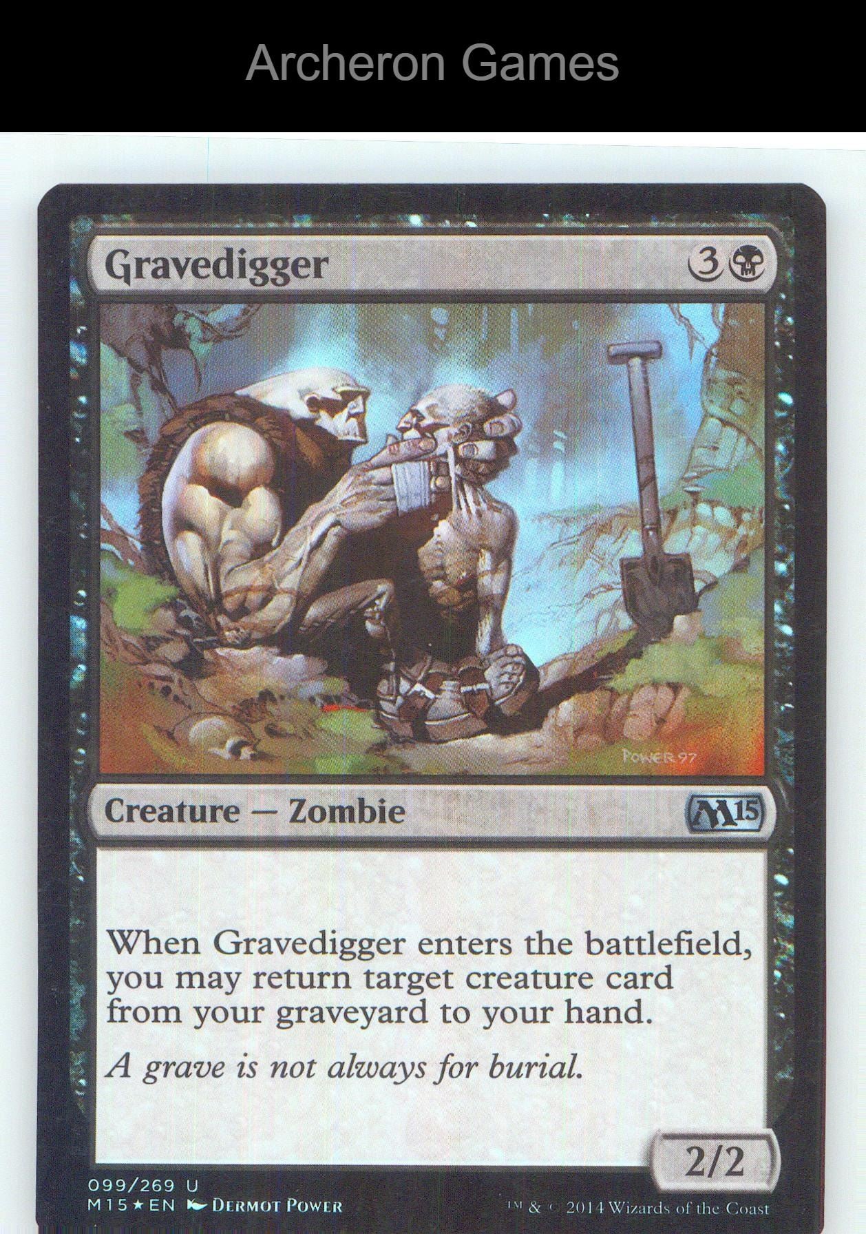 Gravedigger M15 99 UC MTG Card NM/EX+