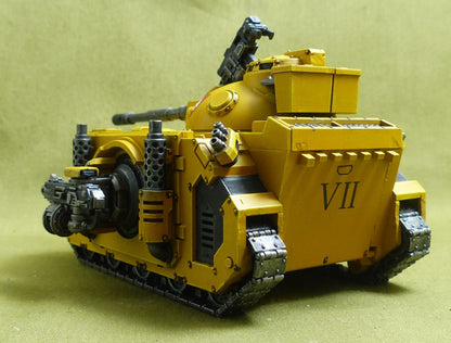 Deimos Pattern Predator Battle Tank painted - Imperial Fists - Warhammer Horus Heresy #2N5