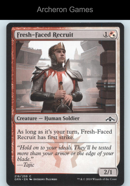 Fresh-Faced Recruit 216 C MTG Card Guilds of Ravnica