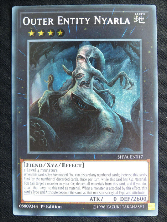 Outer Entity Nyarla SHVA Secret Rare - 1st ed Yugioh Card #4S5