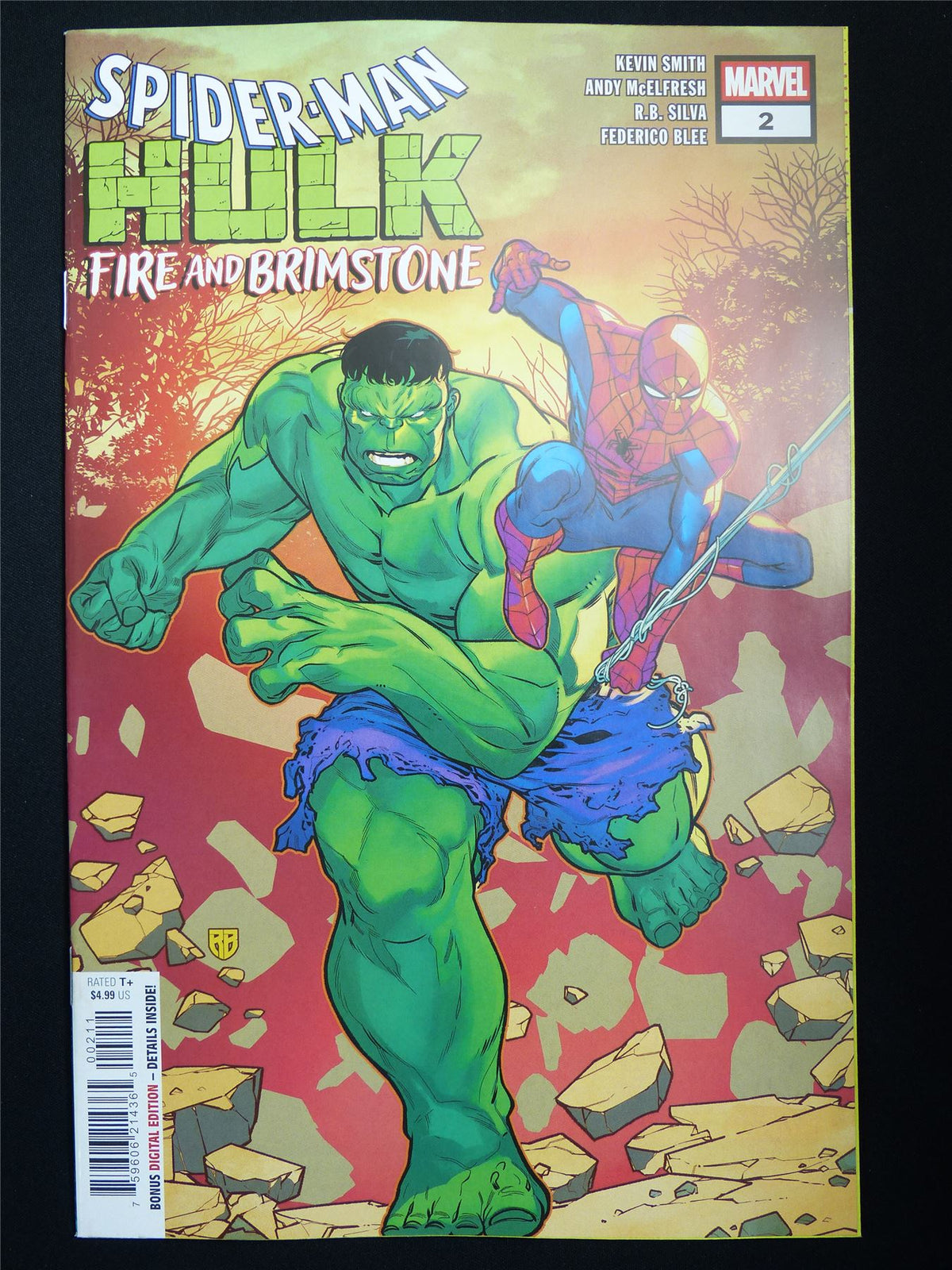 SPIDER-MAN Hulk: Fire and Brimstone #2 Cvr A - Nov 2026 Marvel Comic #4BN