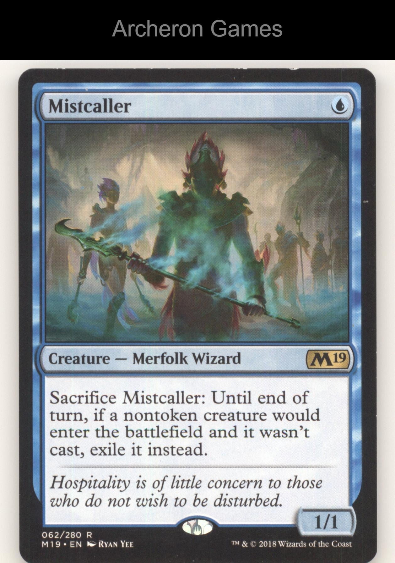 Mistcaller 62 R MTG Card Core Set 2019