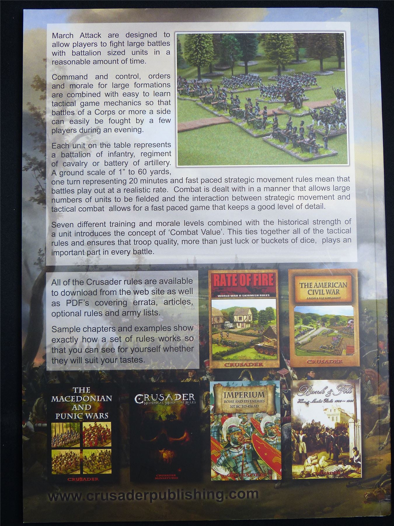 March Attack Napoleonic Wargame Rules Miniatures Rulebook #2RY