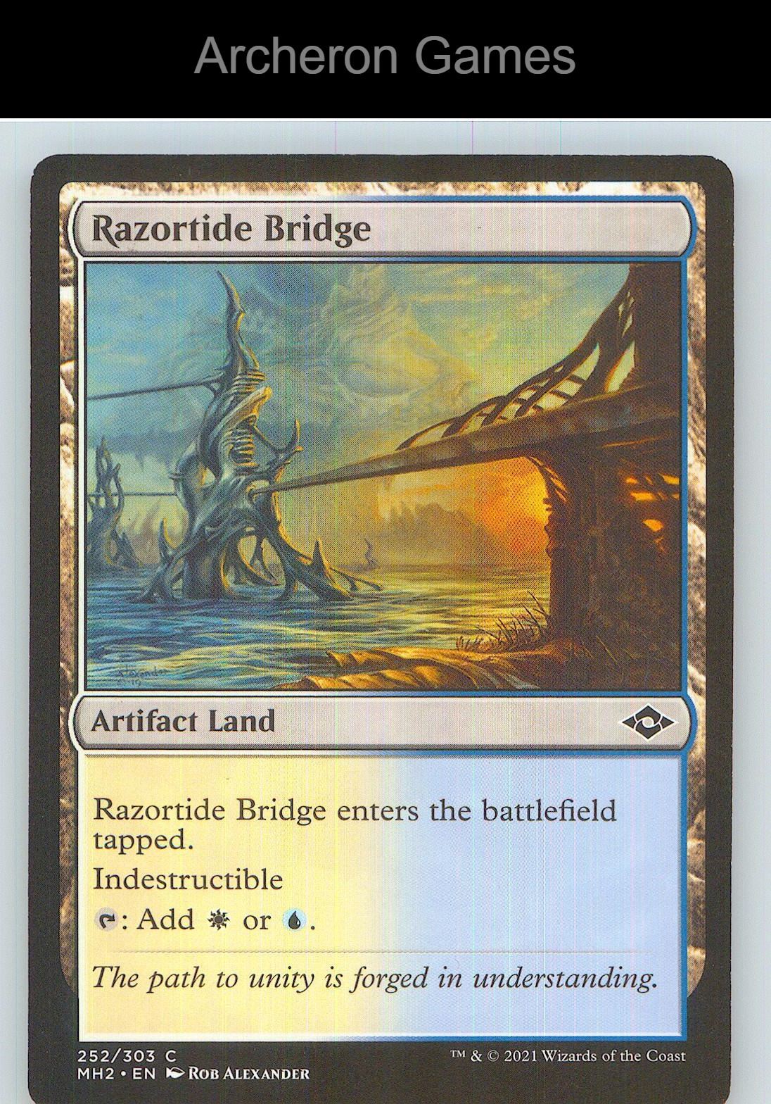 Razortide Bridge MH2 252 C MTG Card NM/EX+