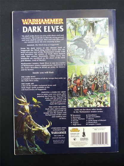 Warhammer Armies: Dark Elves 6th Edition Softback - Warhammer Old World #1H4