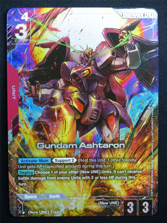 Gundam Ashtaron GD02-040 R+ Foil - Gundam Card #92