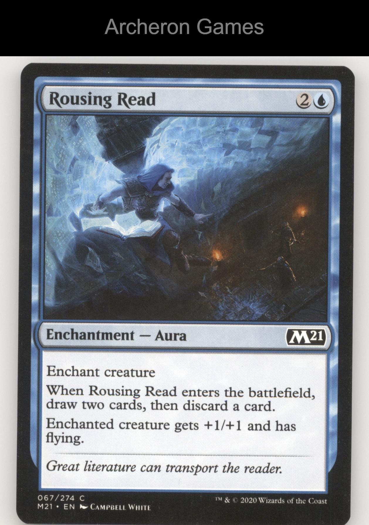Rousing Read 67 C MTG Card Core Set 2021
