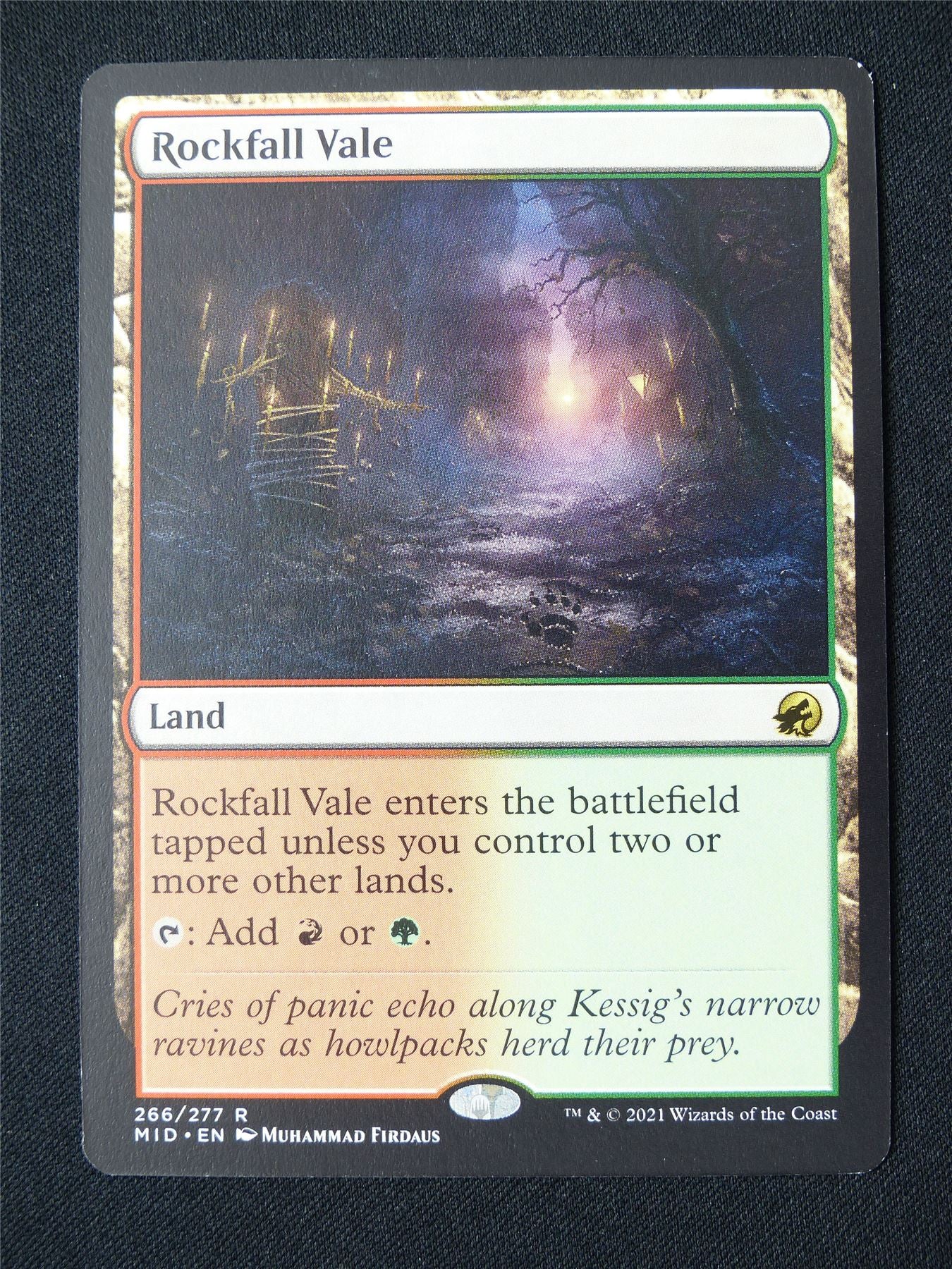 Rockfall Vale - MID - Mtg Card #35I