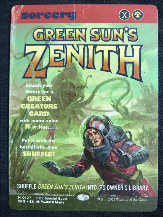 Green Sun's Zenith Borderless - SPG - Mtg Card #3IU