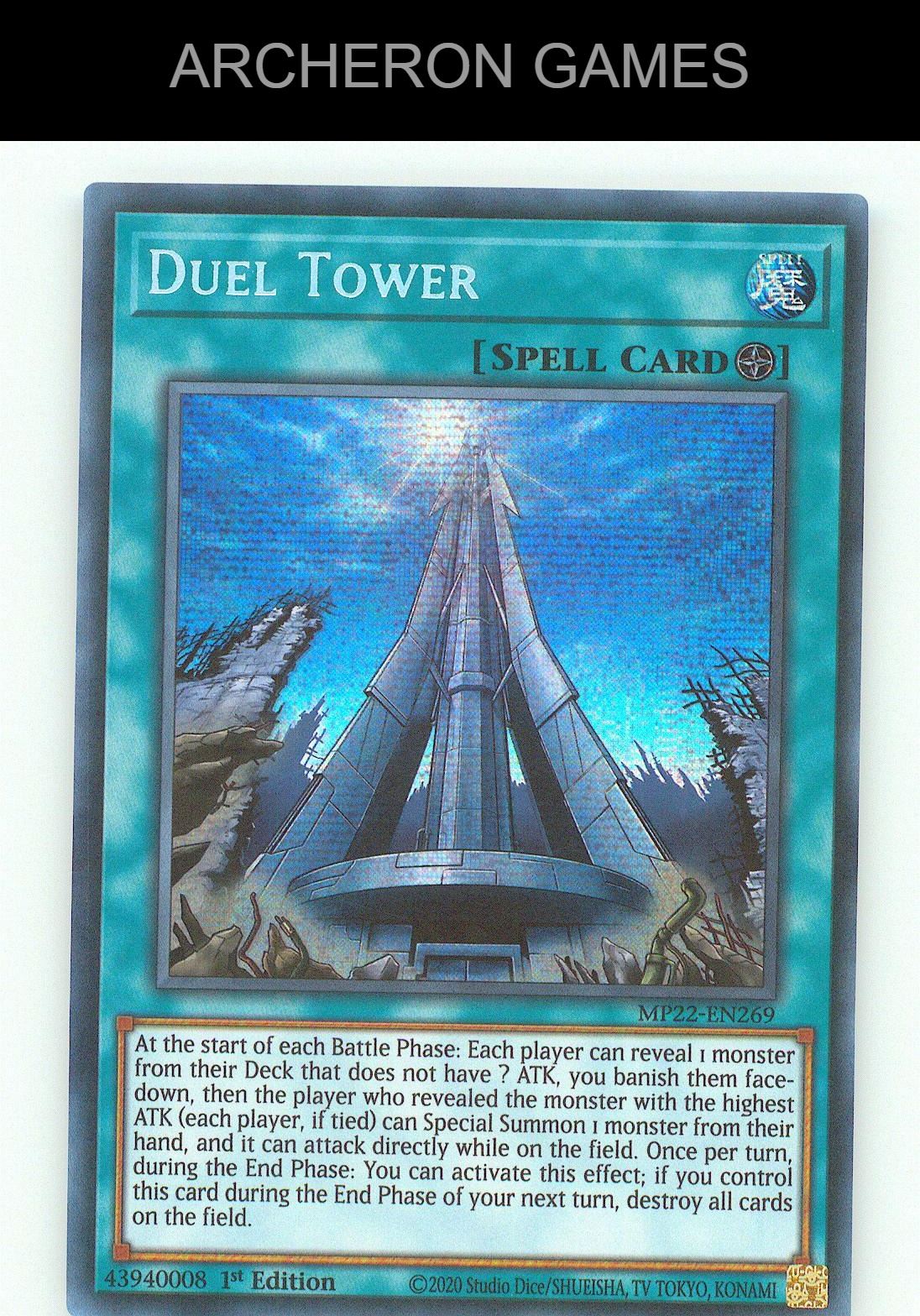 Duel Tower SEC YUGIOH Card