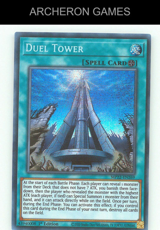 Duel Tower SEC YUGIOH Card