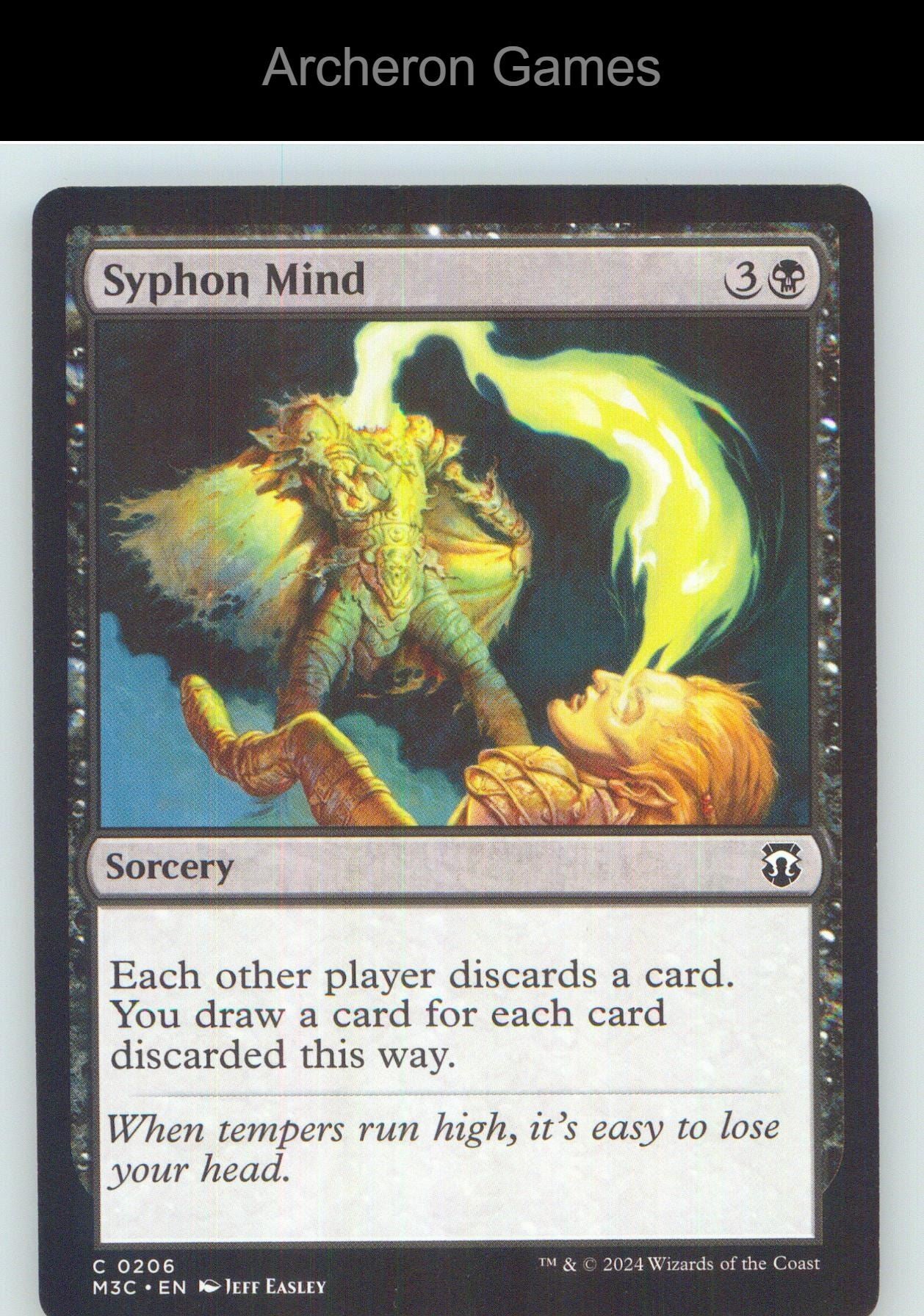 Syphon Mind (Ripple Foil) 206 C MTG Card NM/EX+