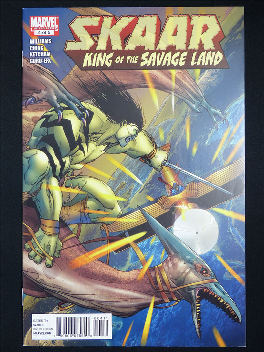 SKAAR King of the Savage Land #4 - Marvel Comic #5YU