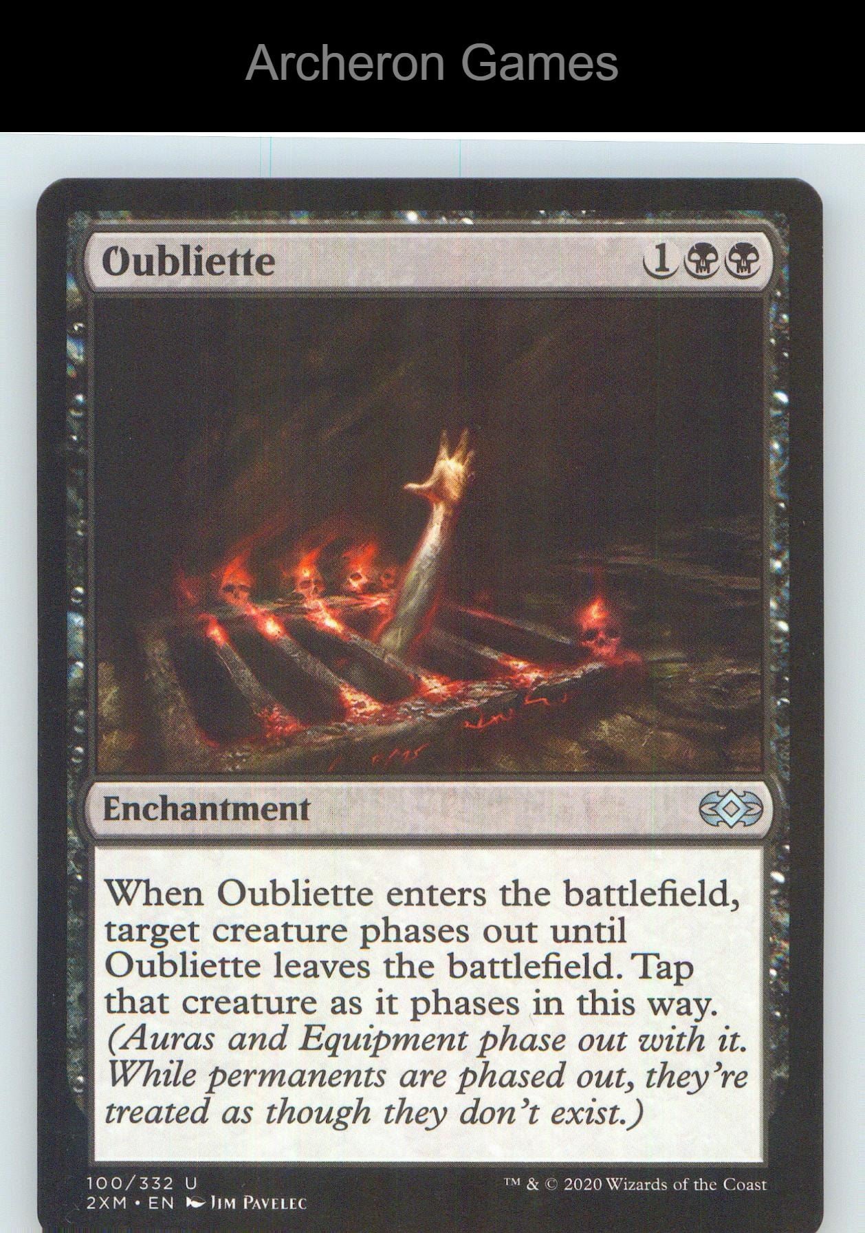 Oubliette 2XM 100 UC MTG Card NM/EX+