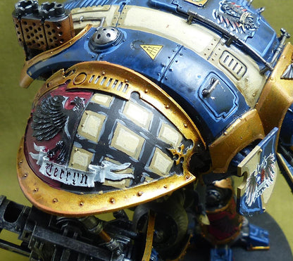 Imperial Knight with Forgeworld Shoulder Pads painted - Warhammer 40K #Z9