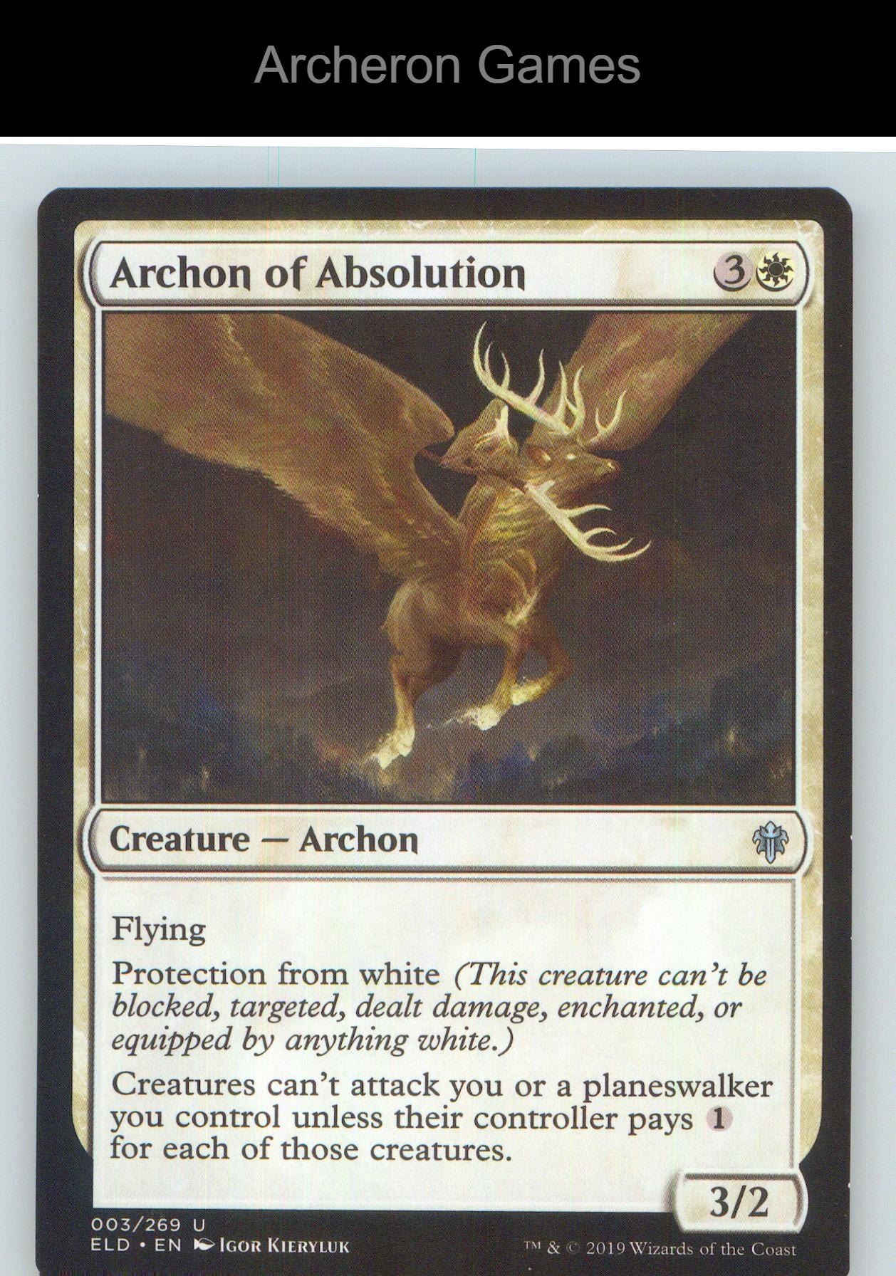Archon of Absolution ELD 3 UC MTG Card NM/EX+