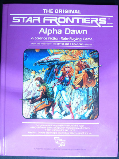 The Original Star Frontiers: Alpha Dawn - TSR Roleplay Hardback #1WM