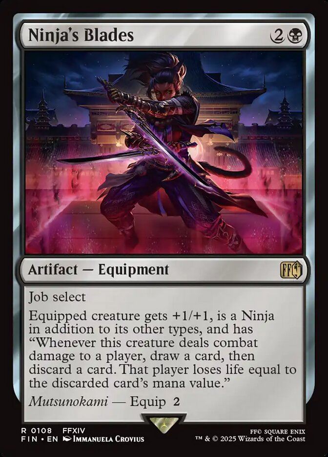 Ninja's Blades - Final Fantasy fin