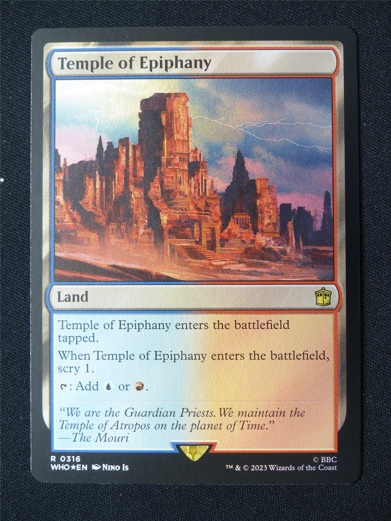 Temple of Epiphany Foil - WHO - Mtg Card #9C0