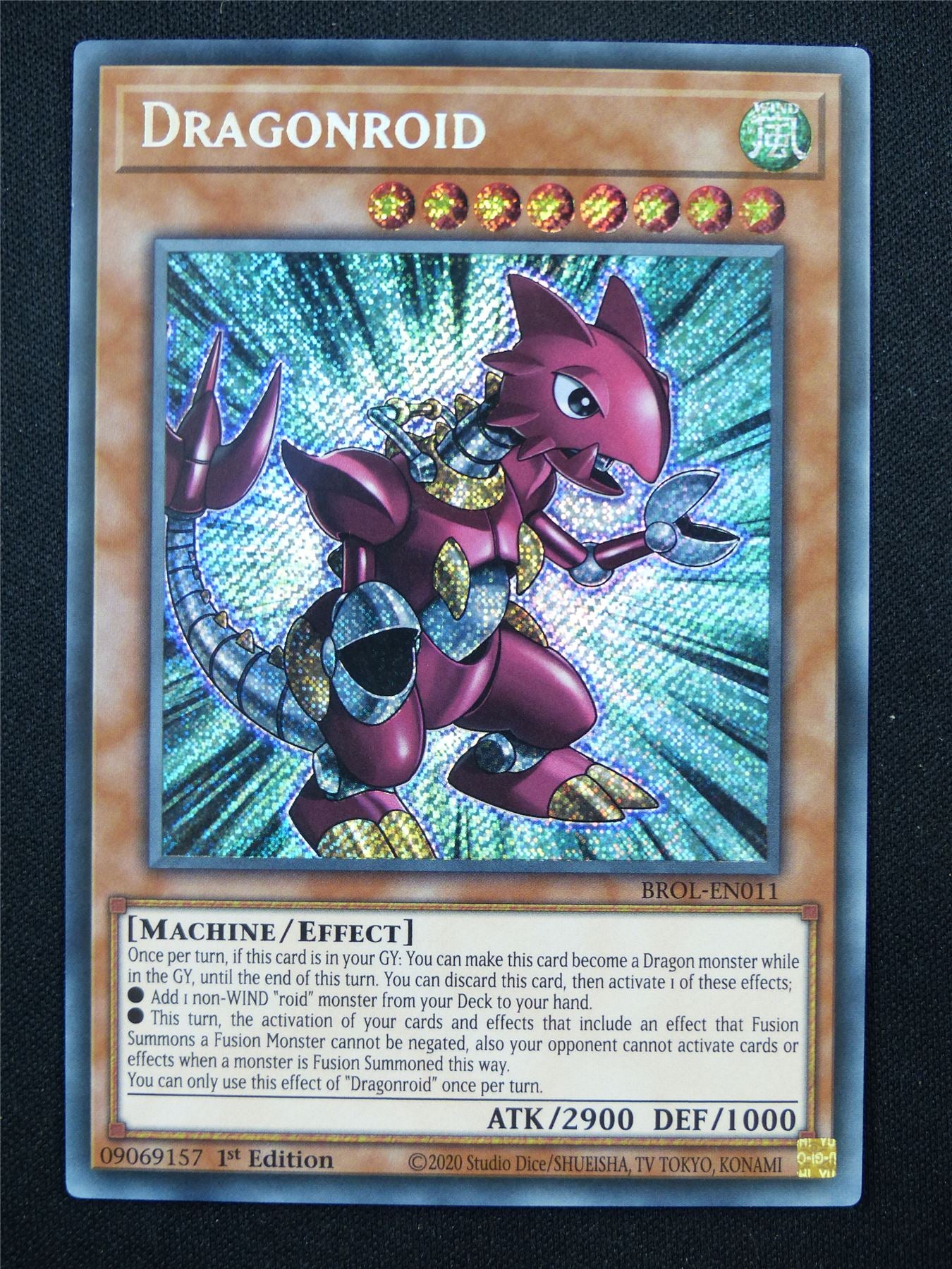 Dragonroid BROL Secret Rare - 1st ed Yugioh Card #14S