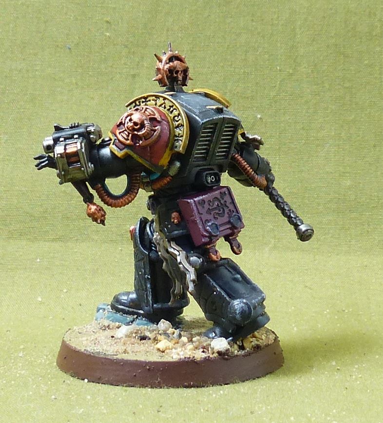 Librarian in Terminator Armour painted - Iron Hands - Warhammer 40K #740