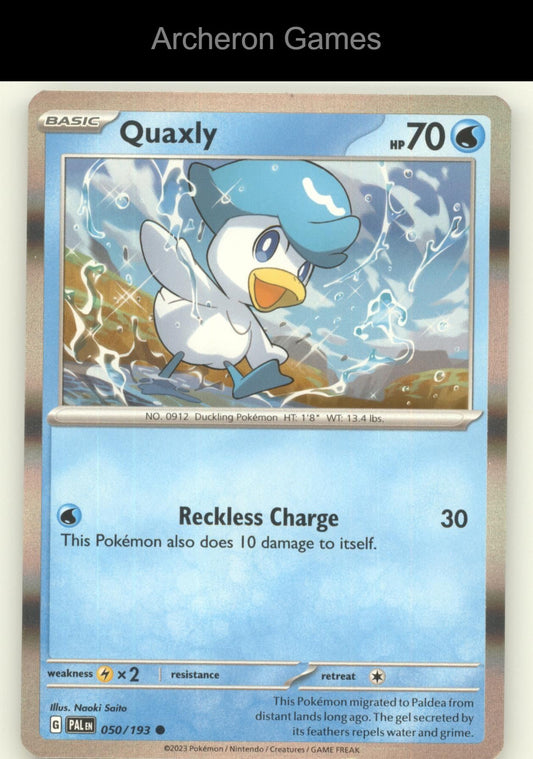 Pokemon Quaxly (Summer 2023 Collector Chest) MCAP 050/193 HOLO Misc & Products