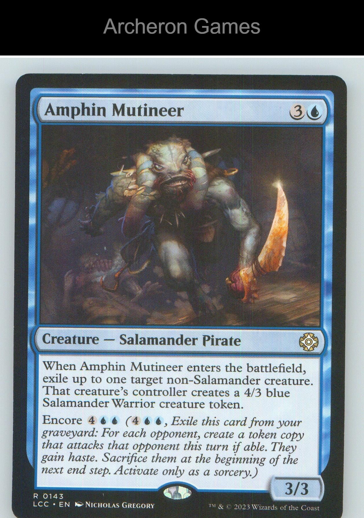 Amphin Mutineer LCC 143 R MTG Card NM/EX+