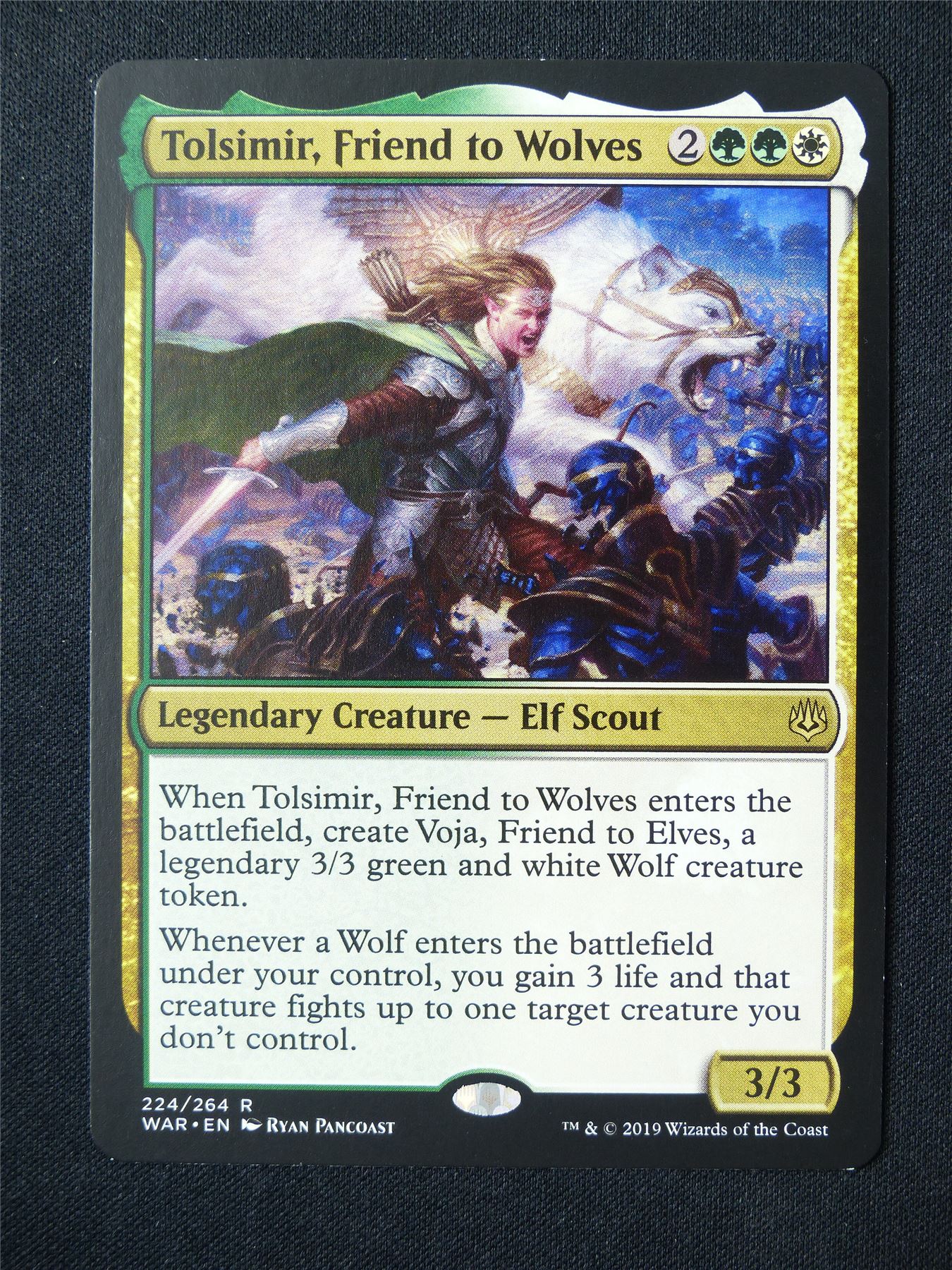 Tolsimir Friend to Wolves - WAR - Mtg Card #5DG