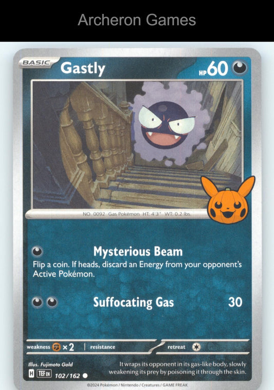 Pokemon Card Gastly TEF 102/162 C Temporal Forces