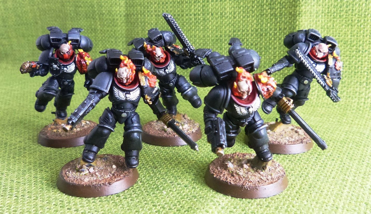 Assault Intercessors with Jump Packs Painted - Space Marines - Warhammer AoS 40k #IV