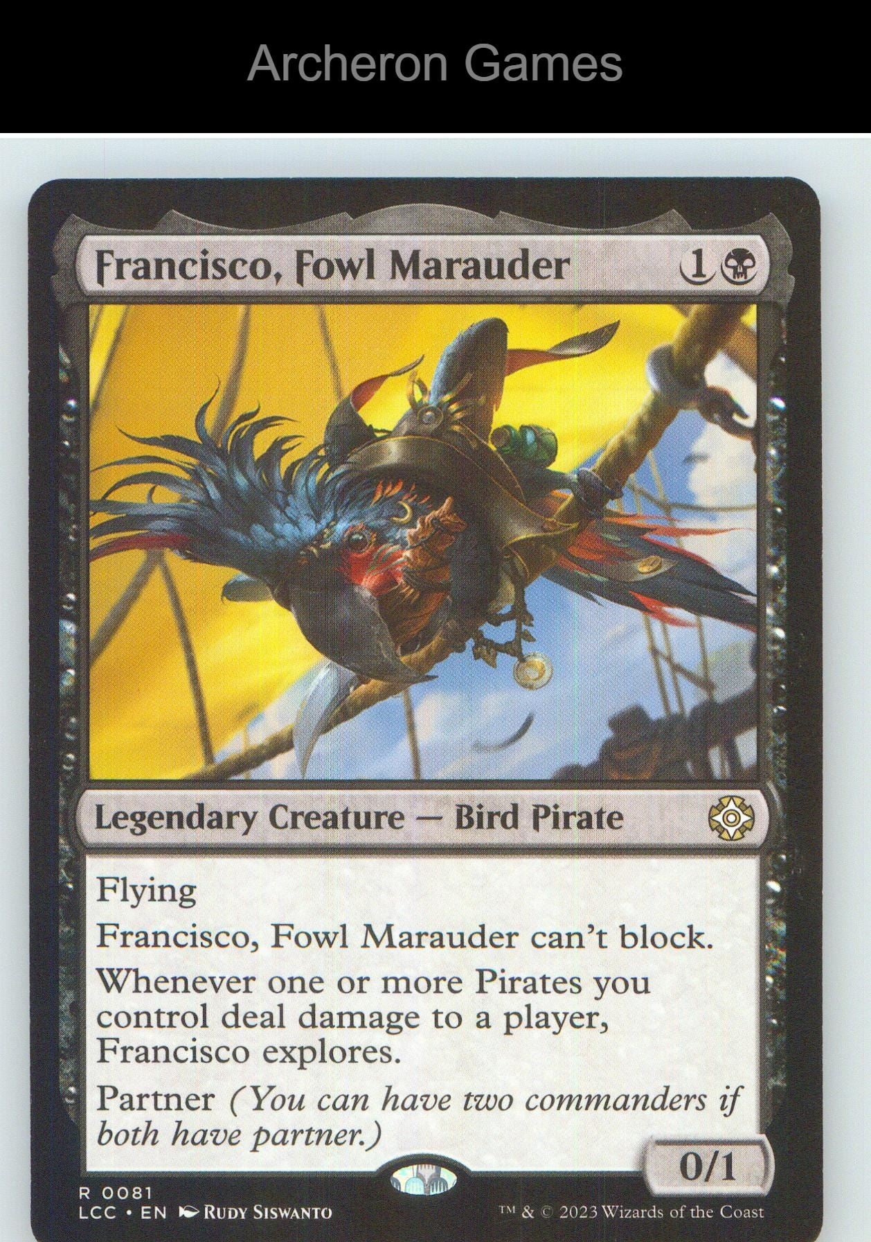 Francisco, Fowl Marauder LCC 81 R MTG Card NM/EX+