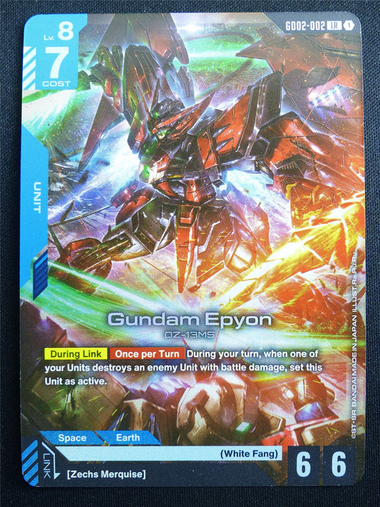 Gundam Epyon GD02-002 LR Foil - Gundam Card #4E9