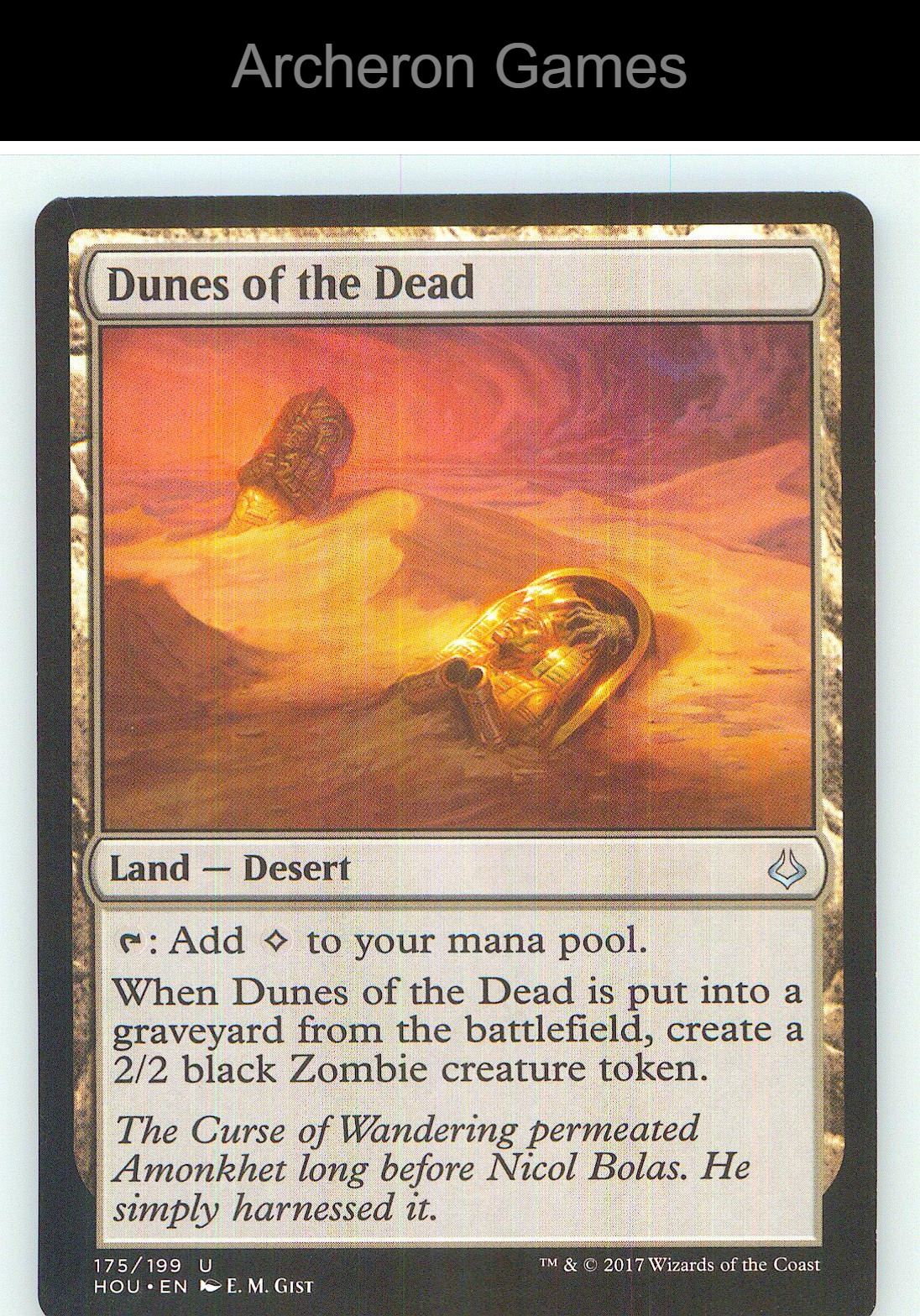 Dunes of the Dead HOU 175 UC MTG Card NM/EX+