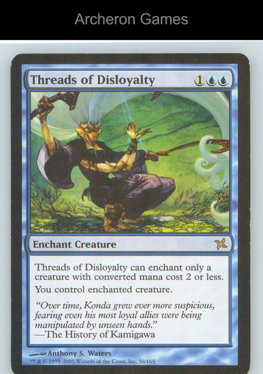 Threads of Disloyalty BOK 56 R MTG Card NM/EX+