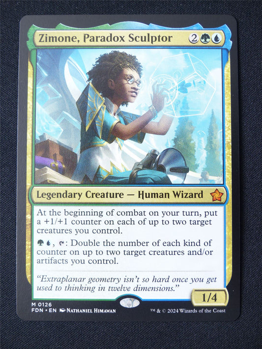 Zimone Paradox Sculptor - FDN - Mtg Card #14H