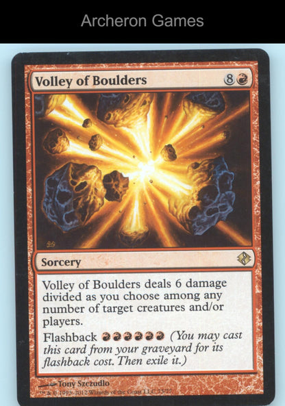 Volley of Boulders 73 R MTG Card Duel Decks: Venser vs. Koth