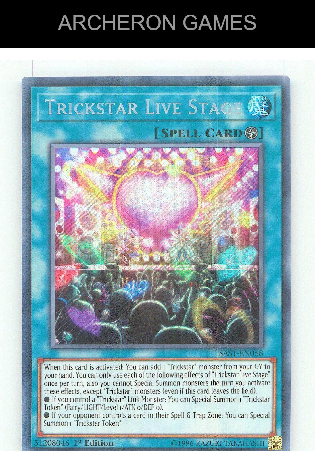 Trickstar Live Stage SEC YUGIOH Card 1st Edition