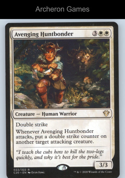Avenging Huntbonder 22 R MTG Card Commander 2020