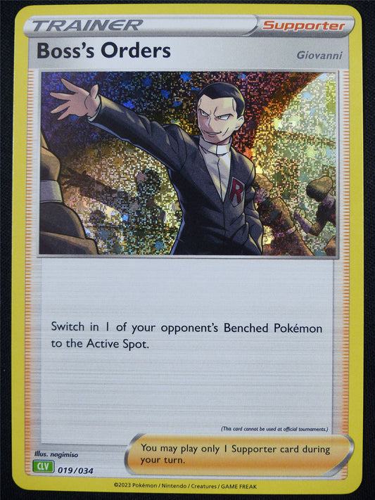 Boss's Orders 019/034 Holo CLV - Classic Pokemon Card #4B6