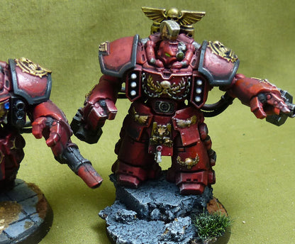 Centurion Devastator Squad painted - Blood Angels - Warhammer 40K #5C0