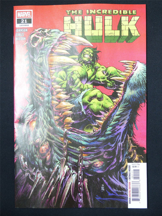 The Incredible HULK #21 - B&B Mar 2025 Marvel Comic #7DD