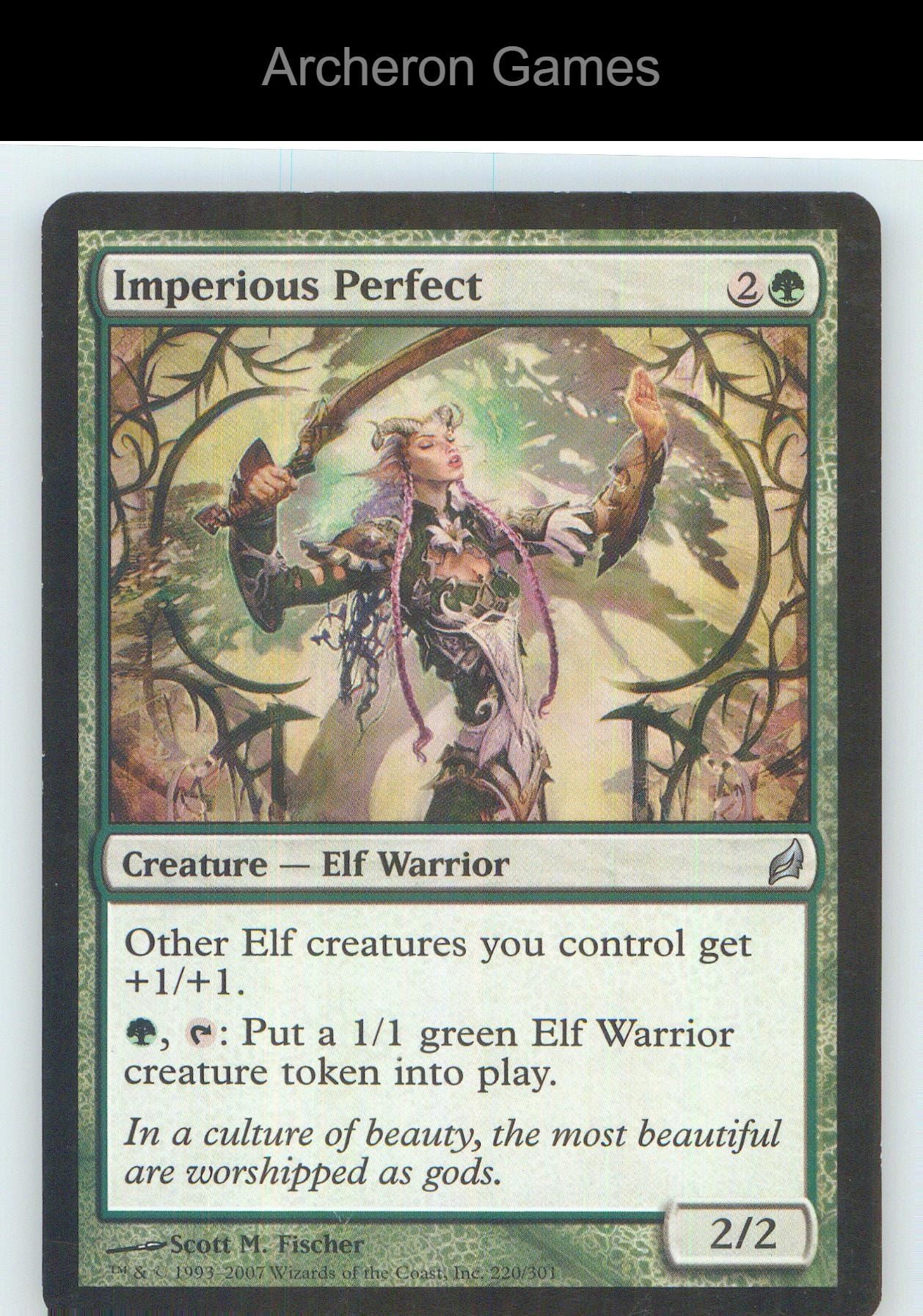 Imperious Perfect LRW 220 UC MTG Card NM/EX+